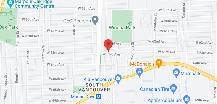 map of 471 W 63RD AVENUE